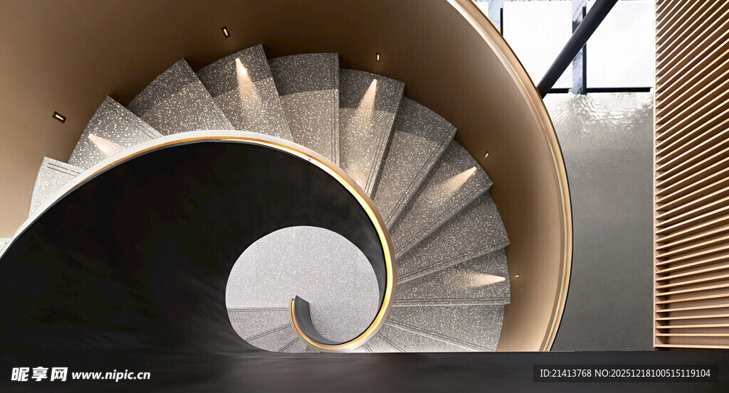 现代简约螺旋楼梯设计
