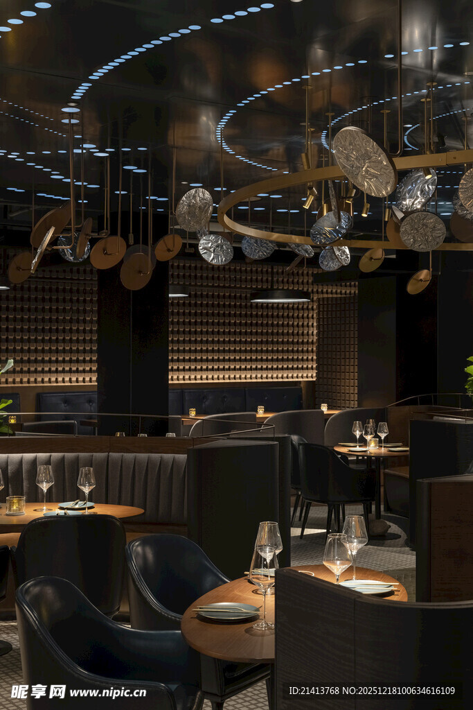 现代风格餐厅内部装饰