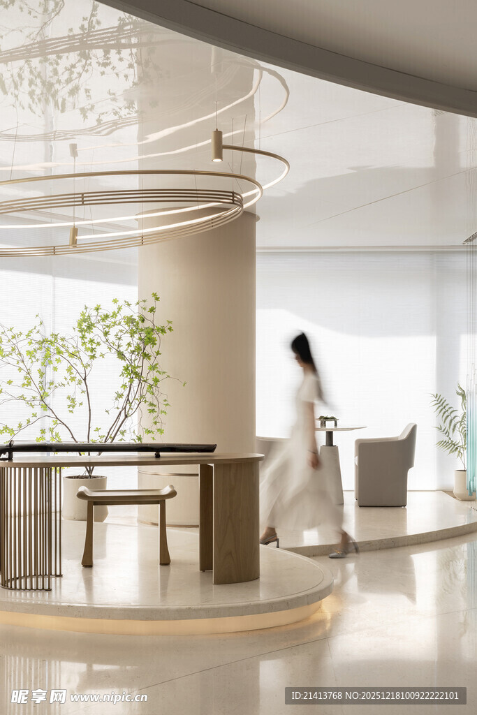 现代优雅室内空间场景