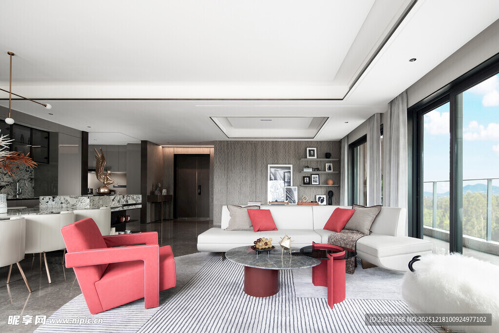 现代简约风时尚客厅空间