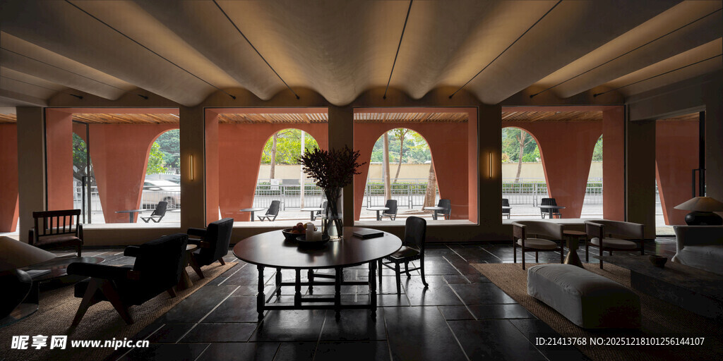 复古风室内空间设计场景