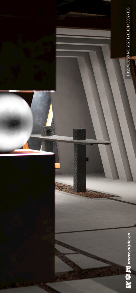 现代简约风格室内灯具展示