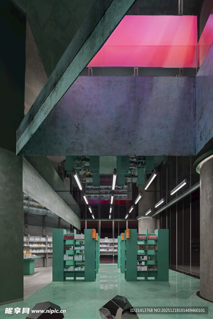 未来感地下空间场景展示