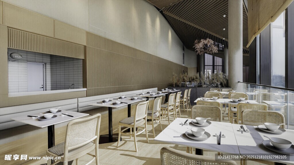 现代简约风格餐厅内部