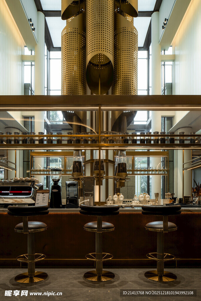 现代时尚酒吧内部景观