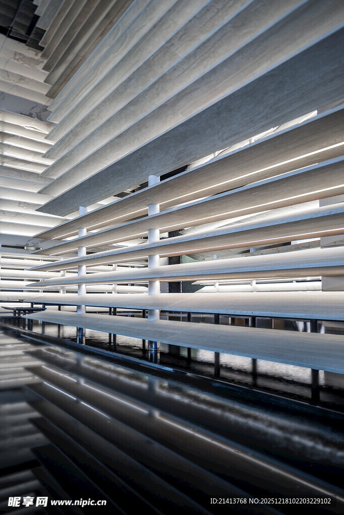 现代风格金属结构空间