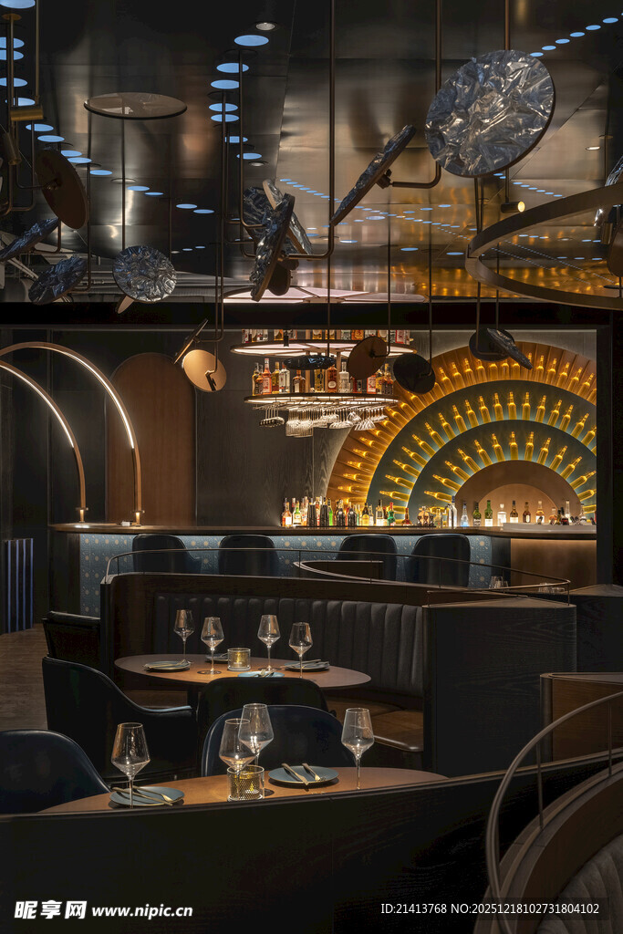 工业风酒吧室内场景设计