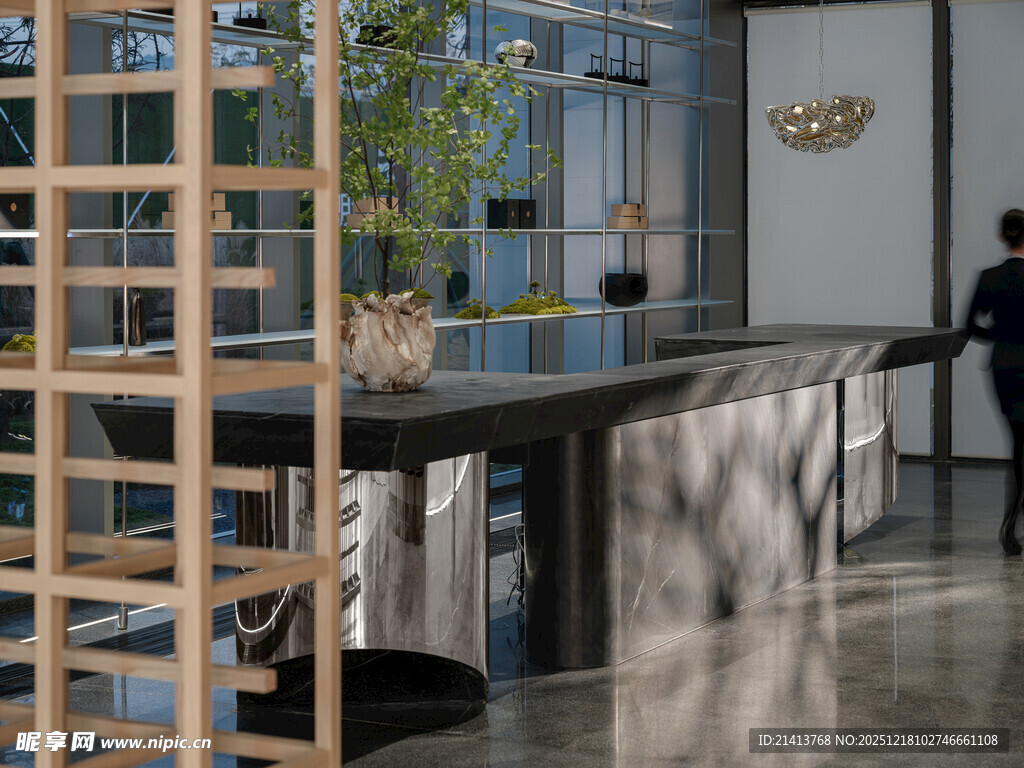 现代办公空间的优雅景致