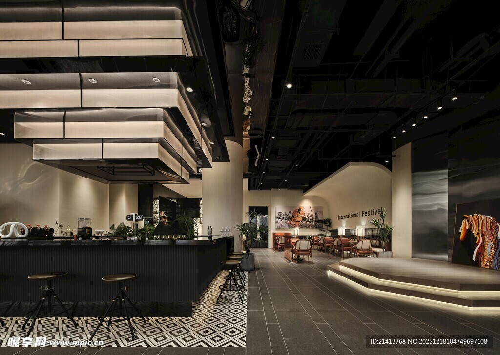 现代时尚的室内空间设计