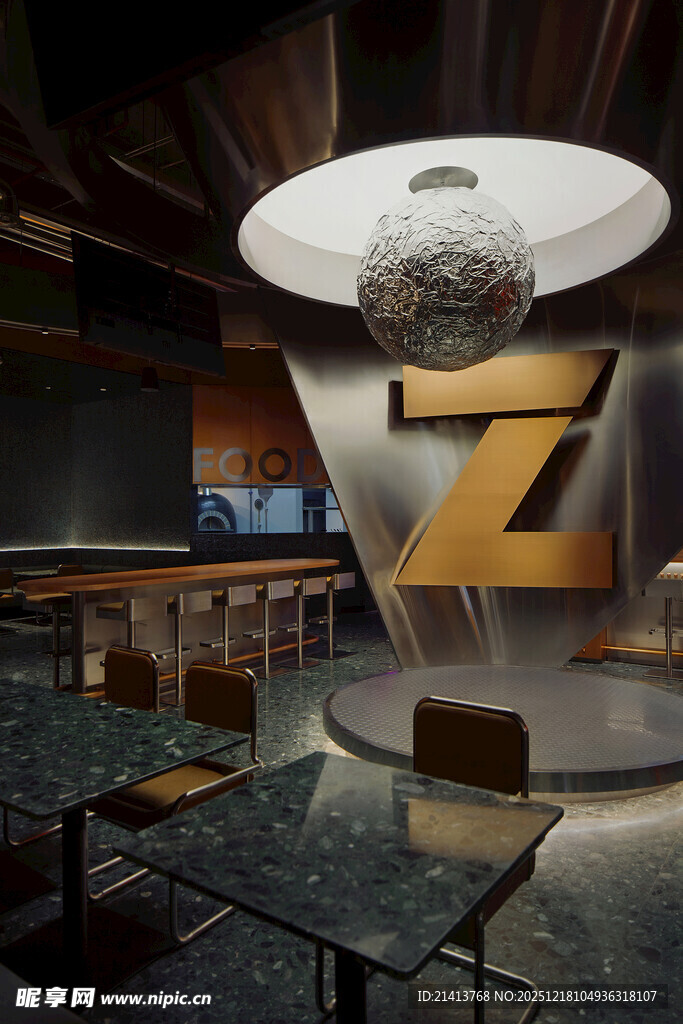 科幻风格室内空间场景