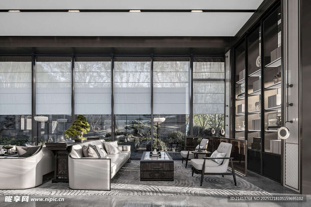 现代简约风宽敞客厅空间