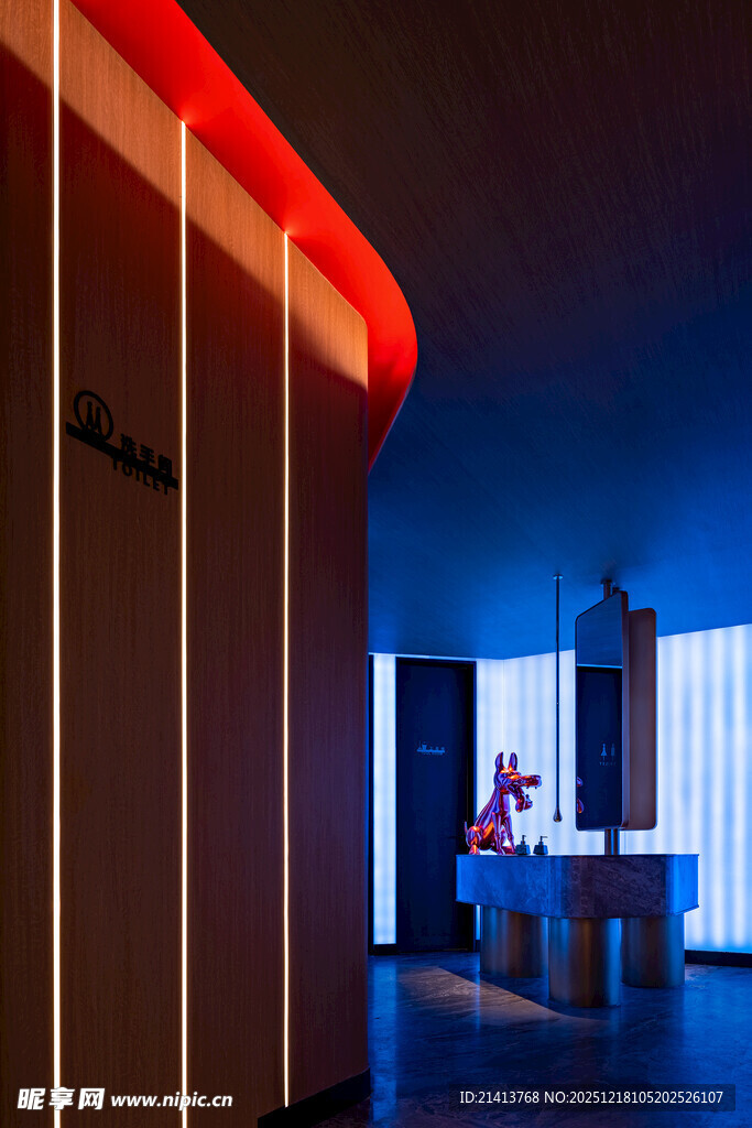 现代时尚室内空间场景