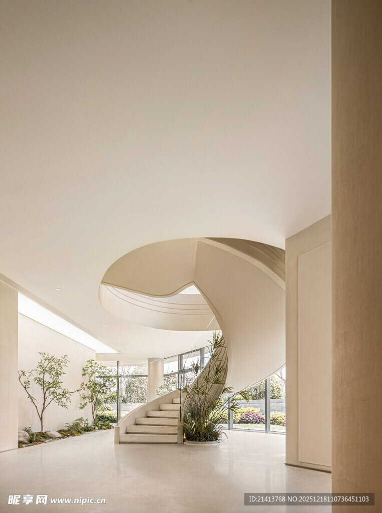 现代室内螺旋楼梯设计