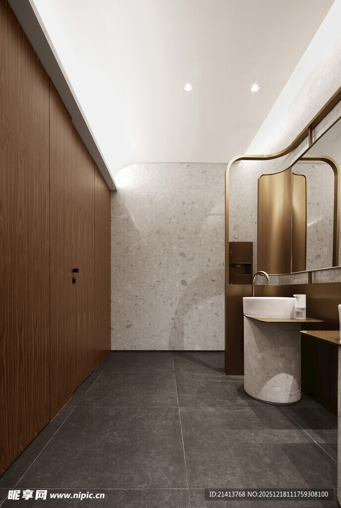 现代简约风格卫生间一角