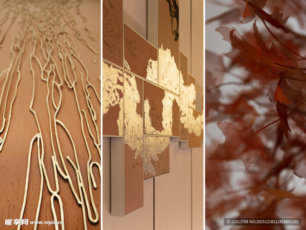 金属质感艺术装饰细节