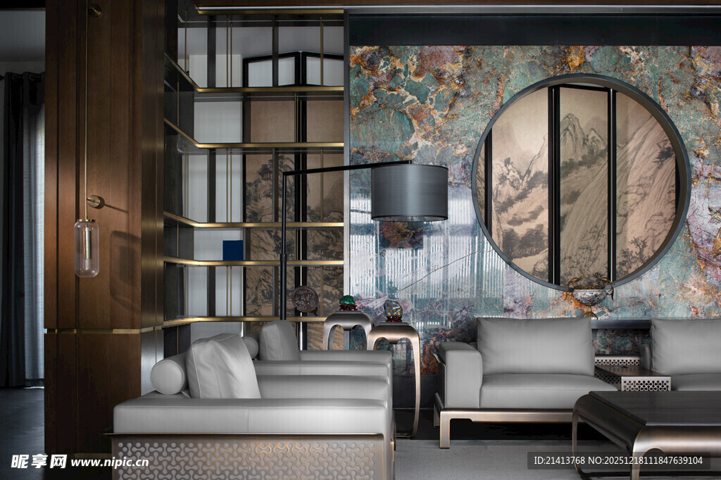 中式雅致客厅空间设计