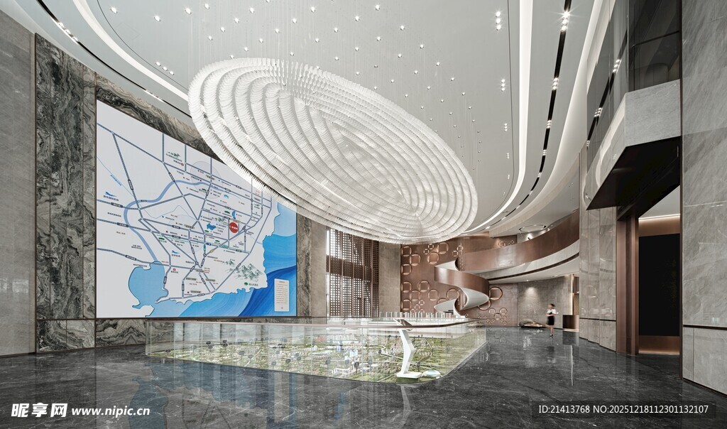 现代时尚的室内空间设计