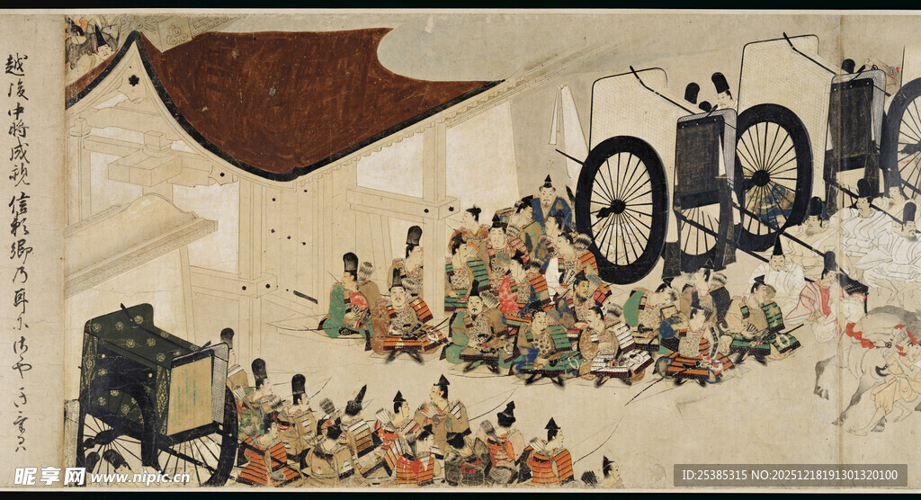 古代战争场景绘画