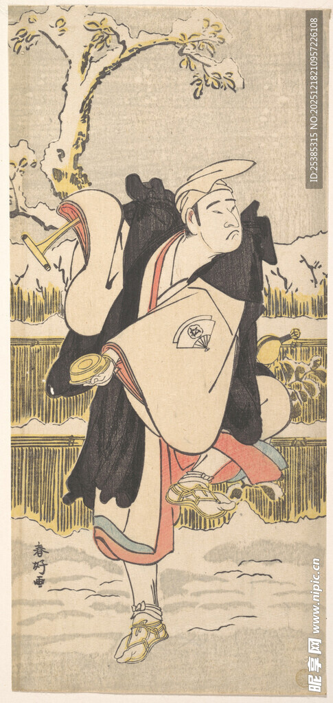 日本传统服饰人物动态图