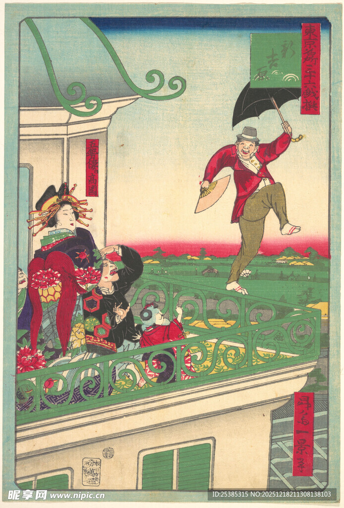 复古风格儿童欢乐玩耍场景