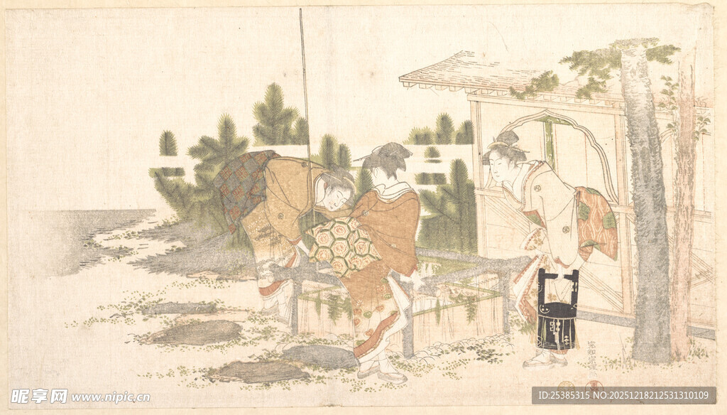 古代市井生活场景图