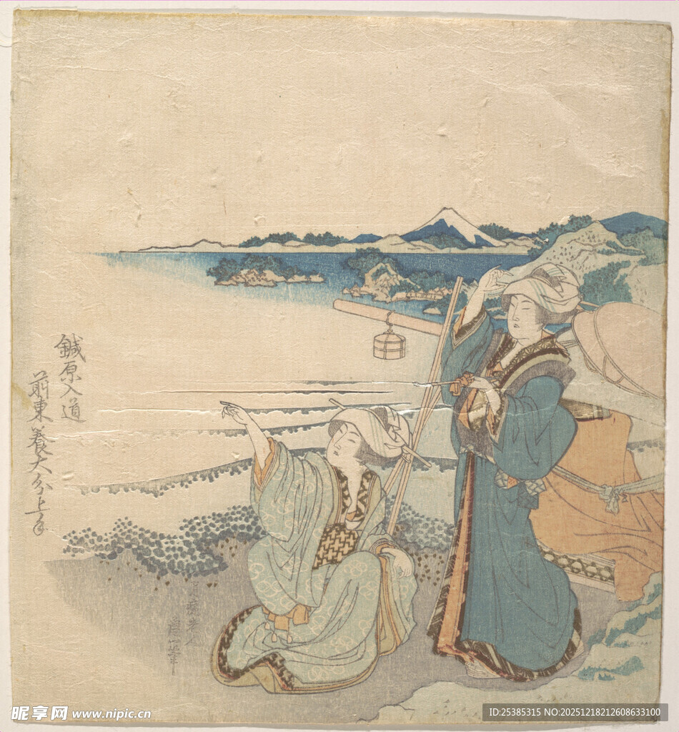 古代人物场景绘画