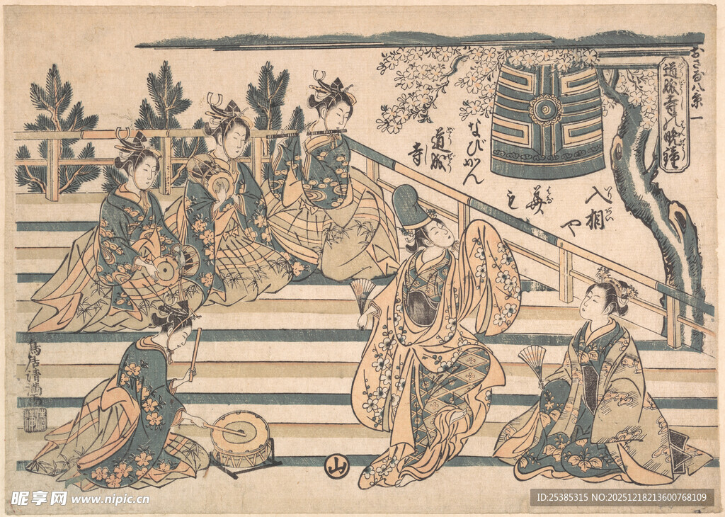 古代人物聚会场景图