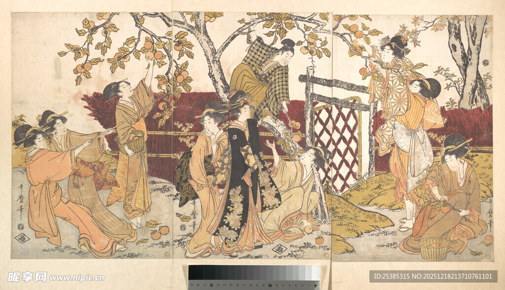 古代人物活动场景绘画