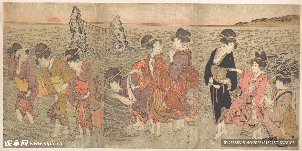 古代女子聚会场景