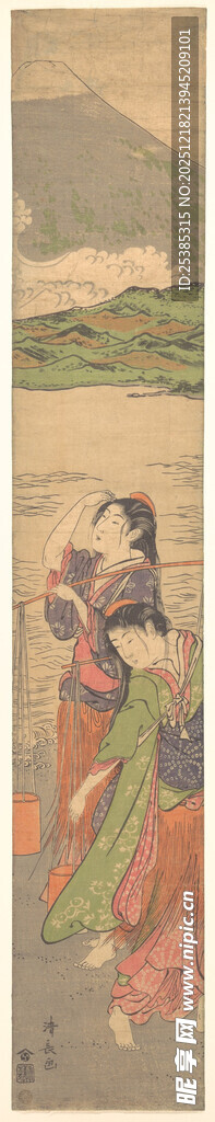 古代人物场景绘画