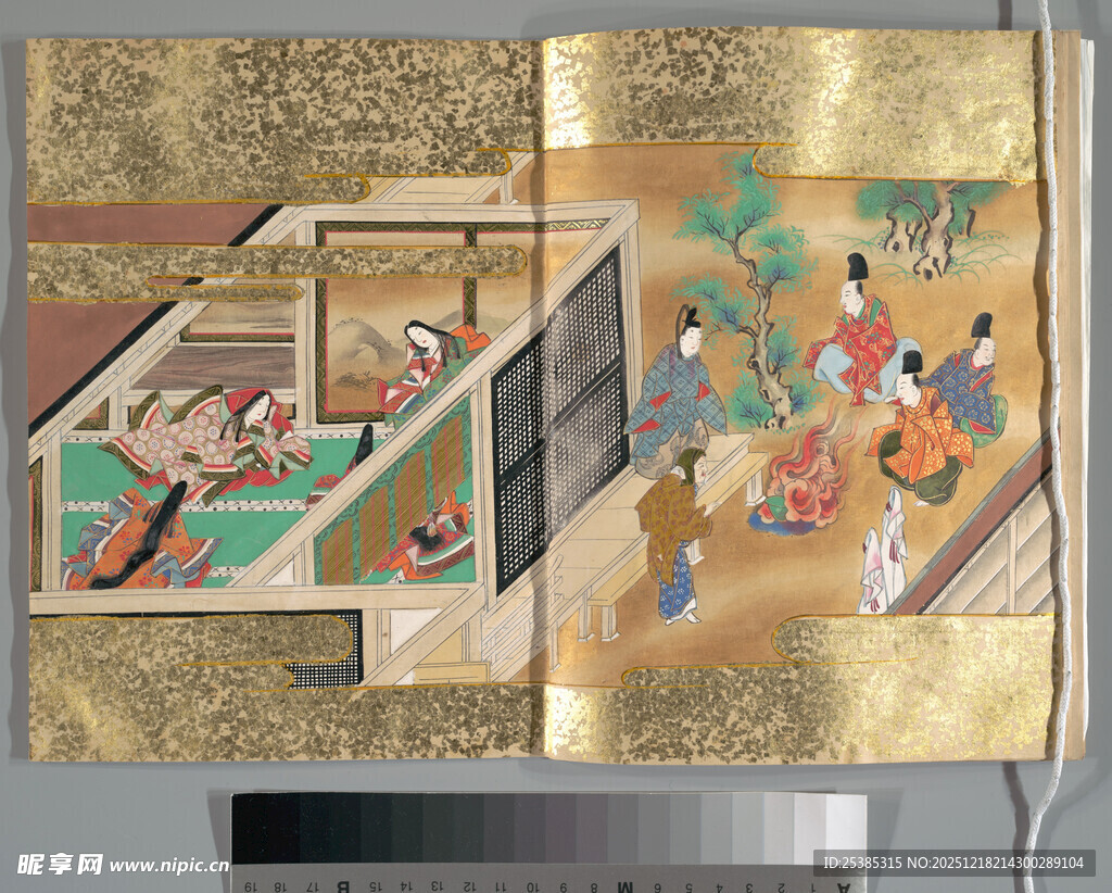 古代室内场景人物活动图