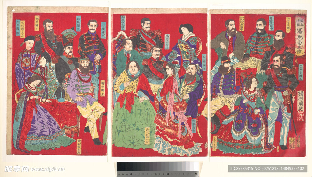 传统戏曲人物年画