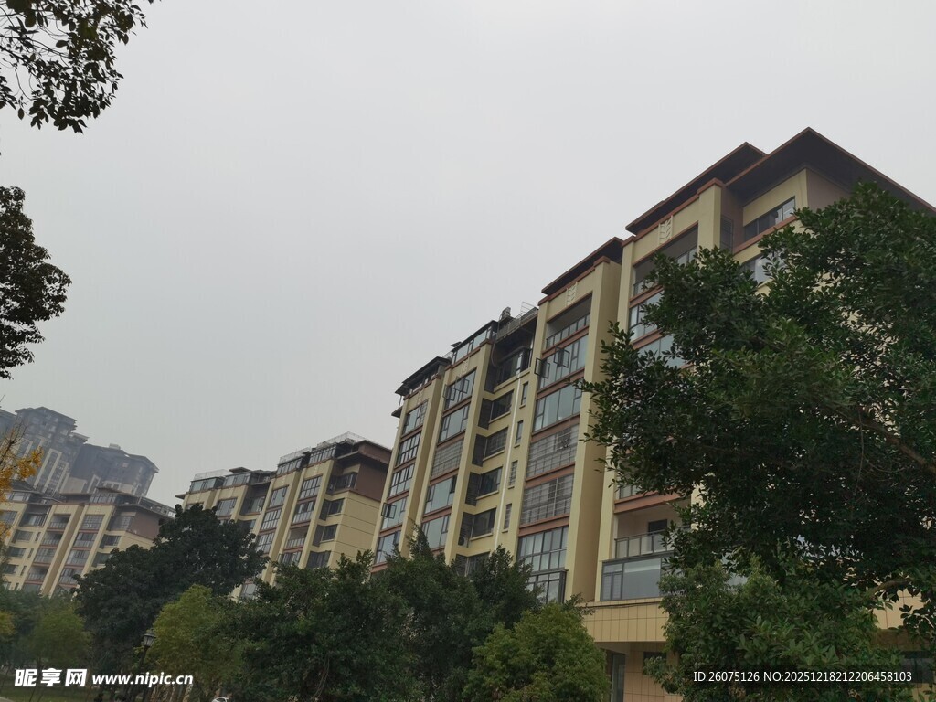 小区住宅楼景观