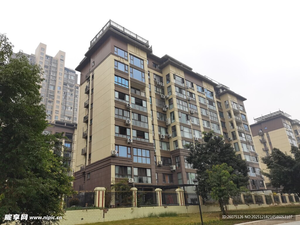 多层住宅建筑外观景观