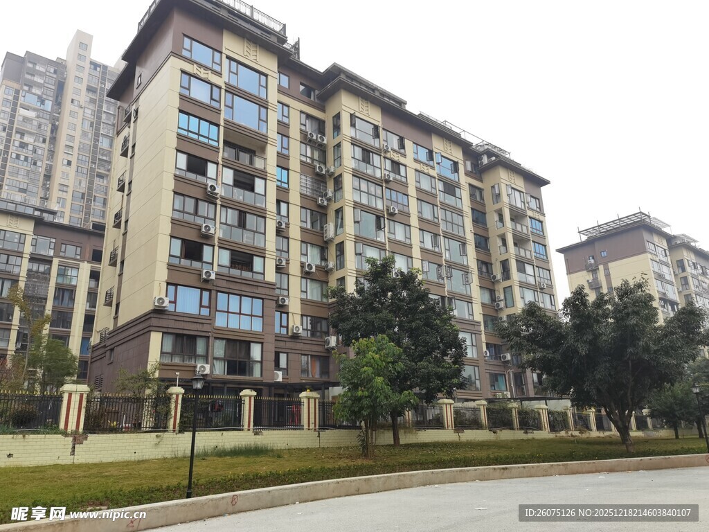 多层住宅建筑外观景观