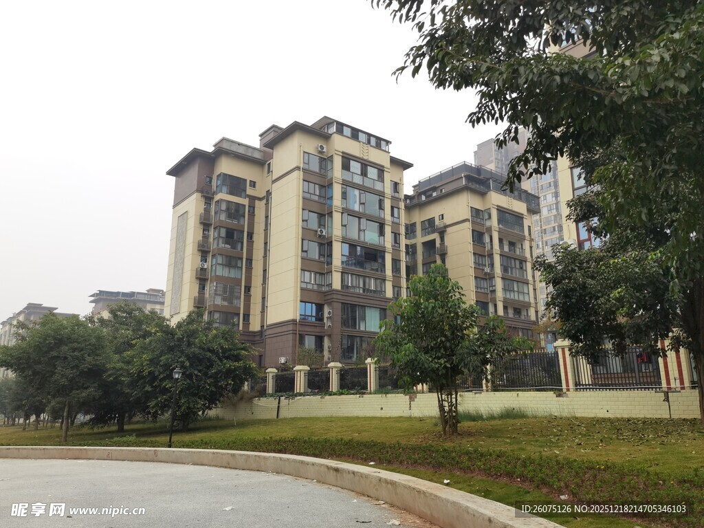 现代风格高层住宅小区