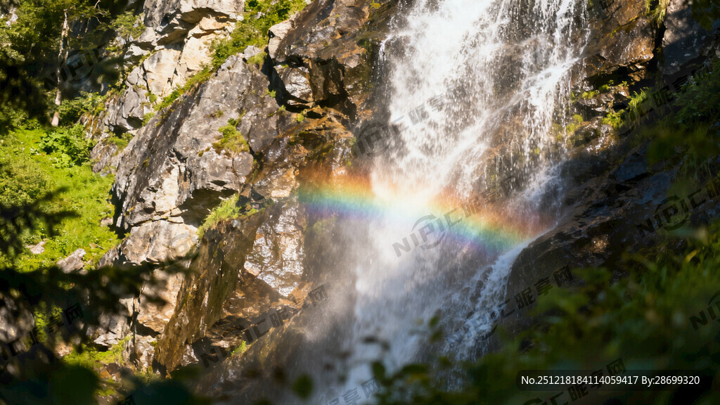 生成高清瀑布背景