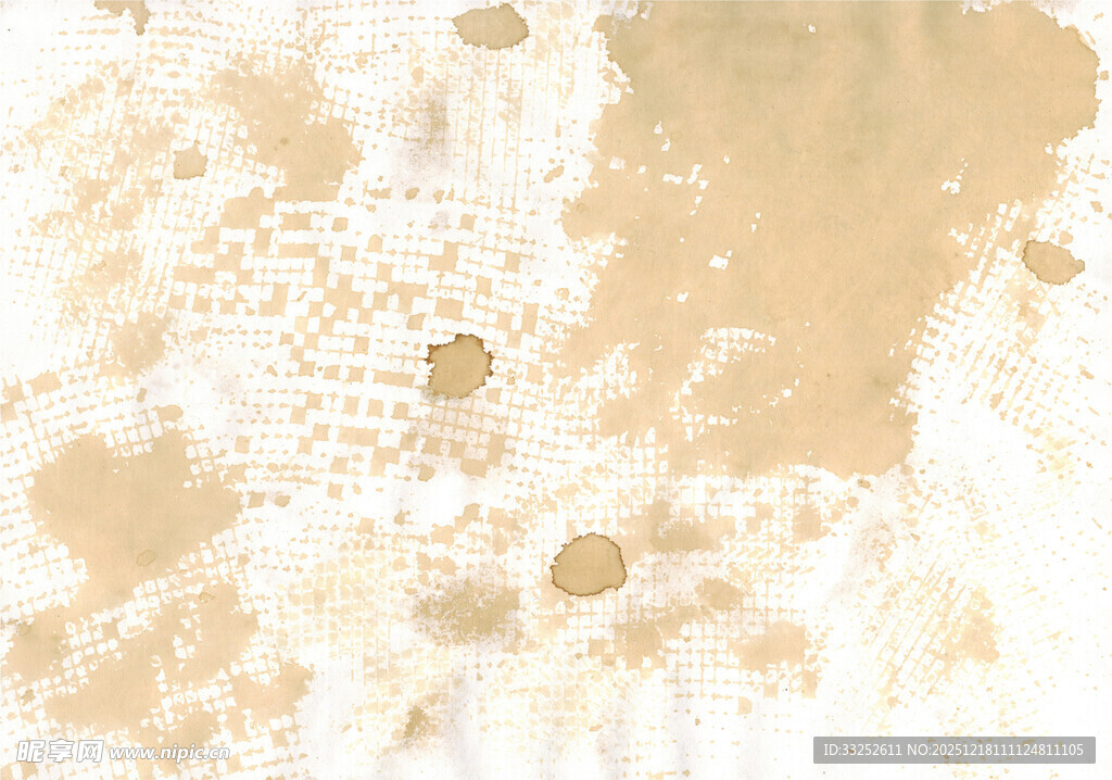 米黄色水彩晕染抽象背景图