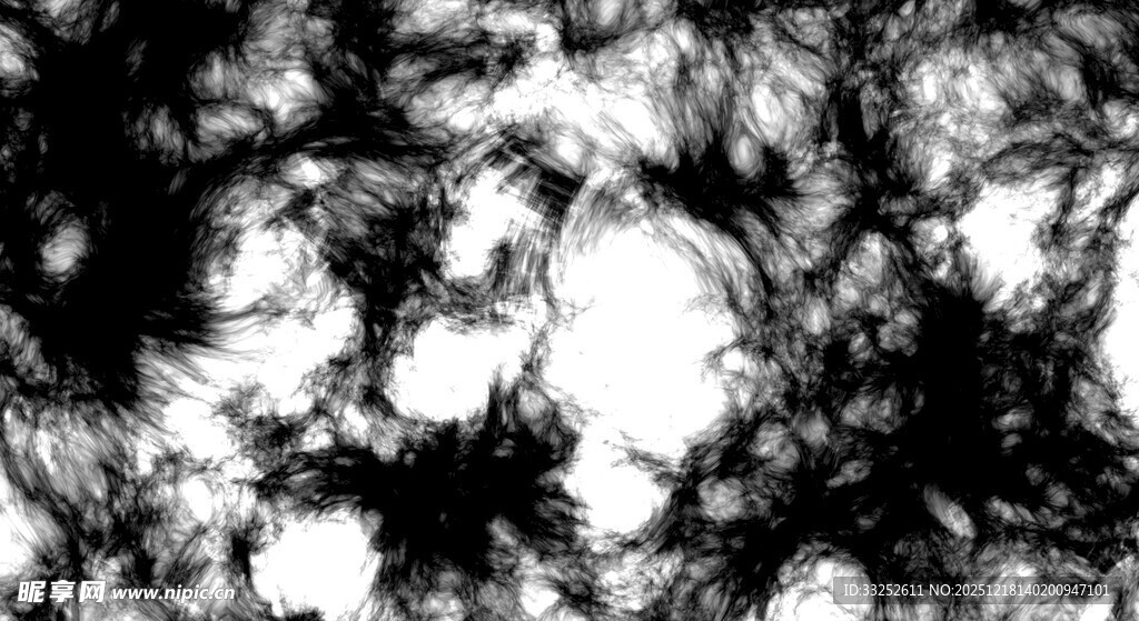 黑白抽象纹理图案