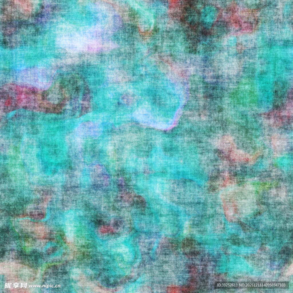 蓝绿色抽象纹理背景图