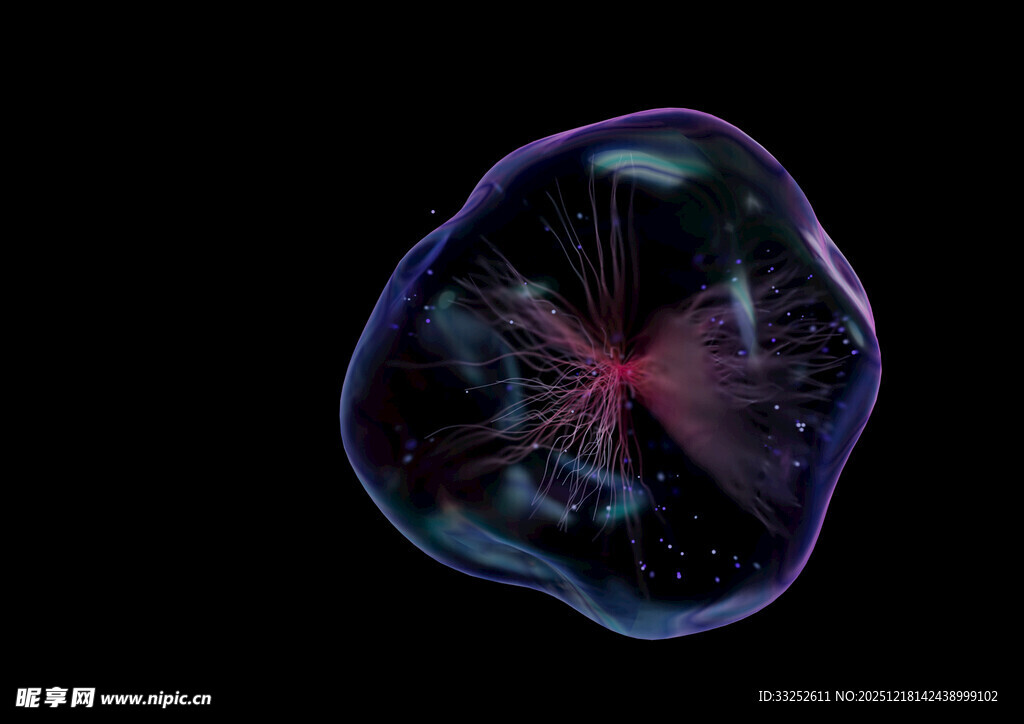 梦幻透明细胞微观图像