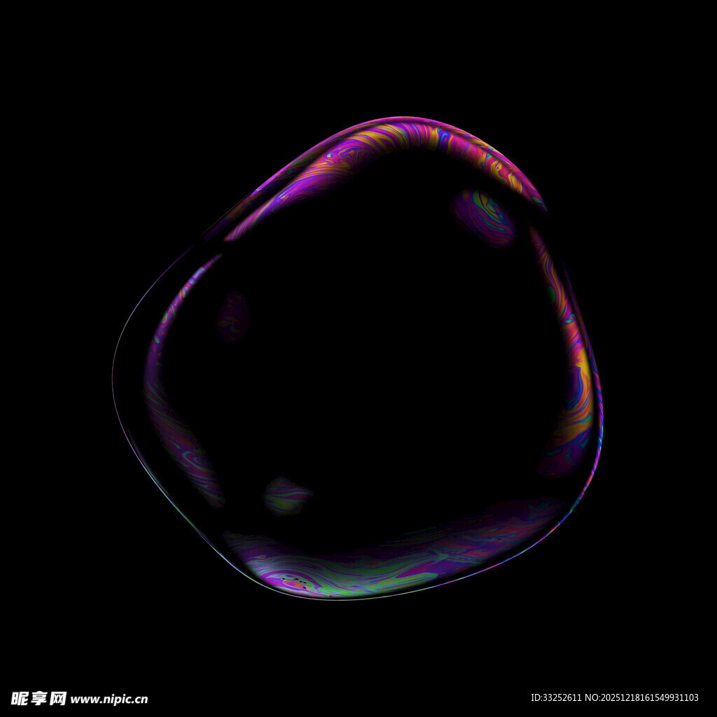 梦幻炫彩透明气泡