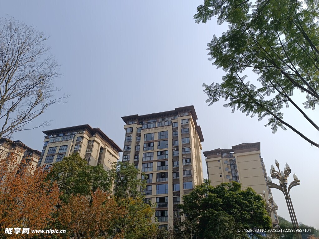 现代风格高层住宅景观