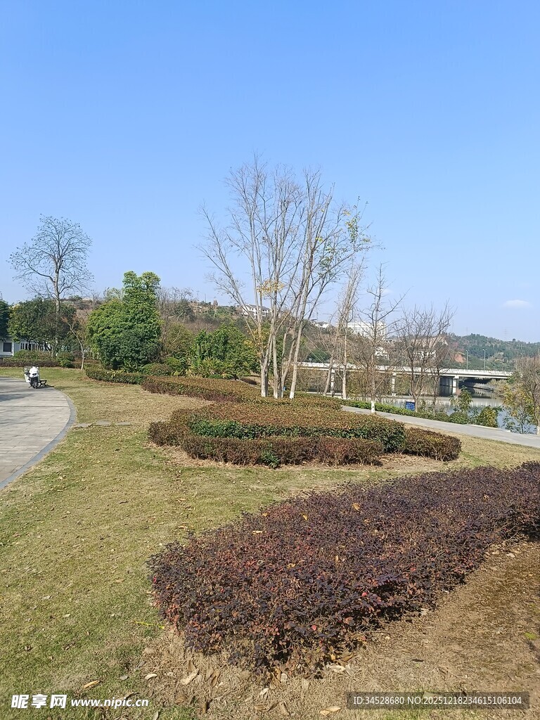 户外开阔绿地景观