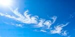 蓝天下的梦幻卷云