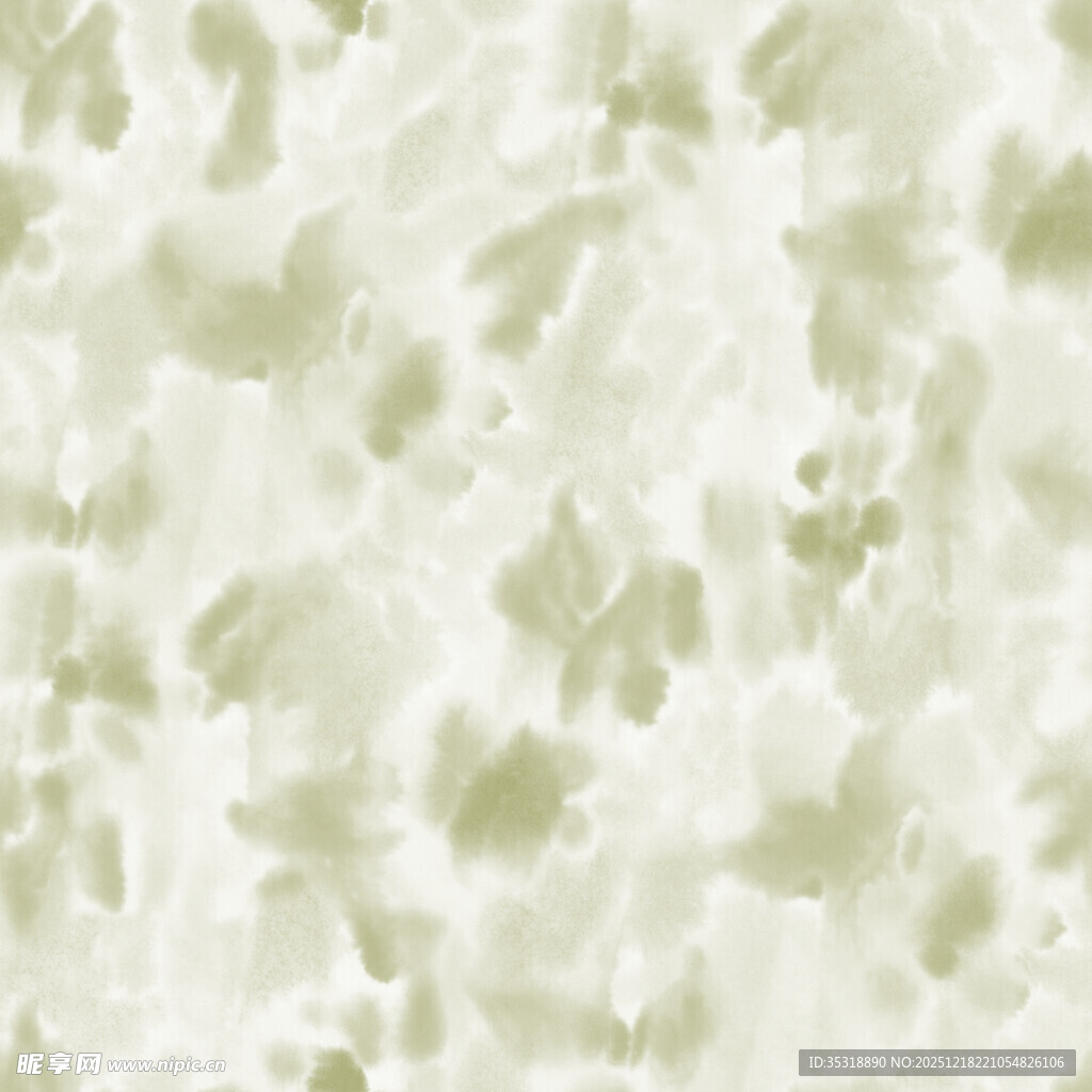 淡绿色抽象花纹背景图