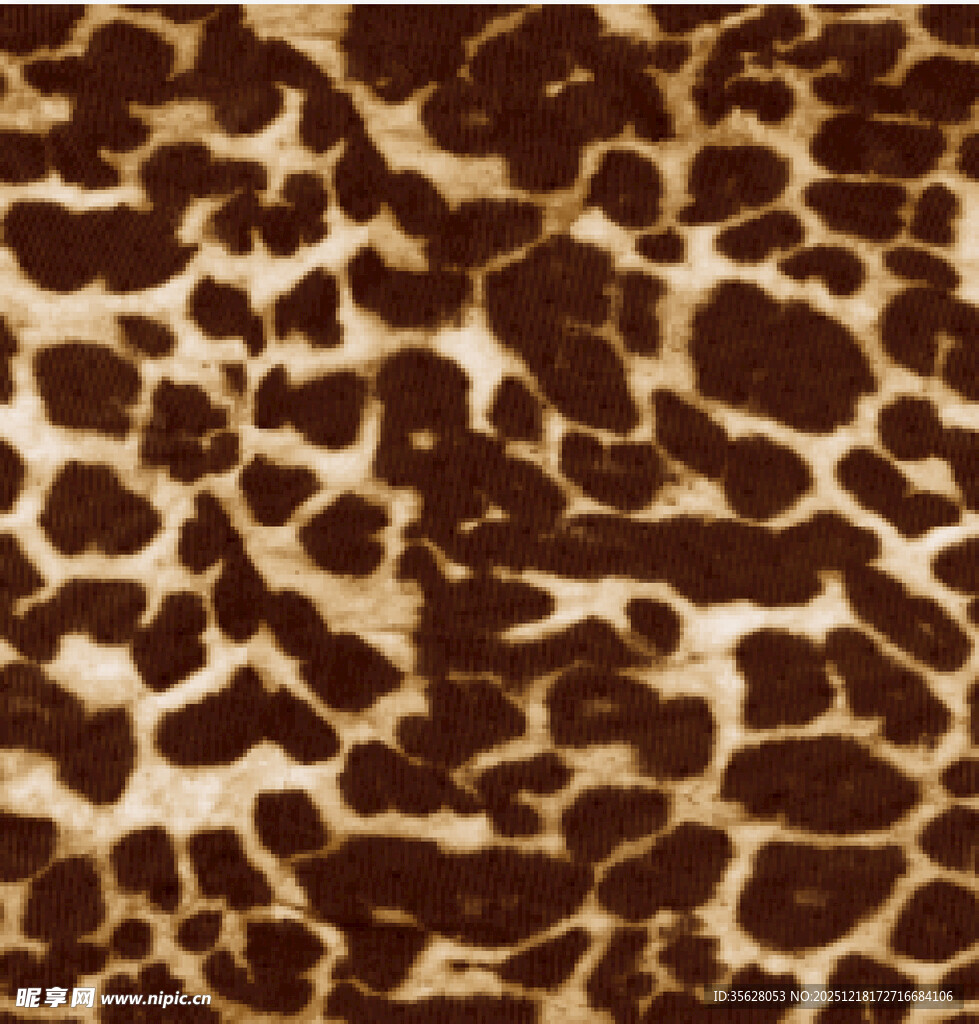 豹纹图案纹理背景