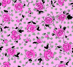 粉色玫瑰波点图案背景