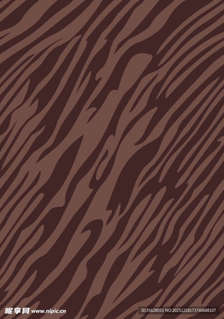 棕色斑马纹图案纹理