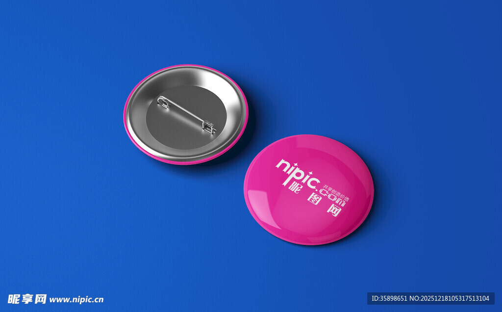 胸针效果图样机